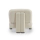 Fauteuil Restaurant Cafe Bar Et Horeca - Arya Chenille Gebloten Wit
